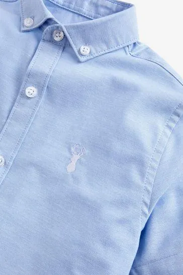 Short Sleeve Cotton Rich Oxford Shirt (3-16yrs)
