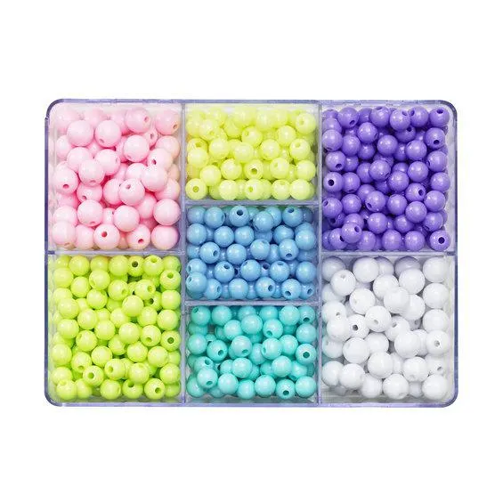 Pastellperlemiks med 7 farger