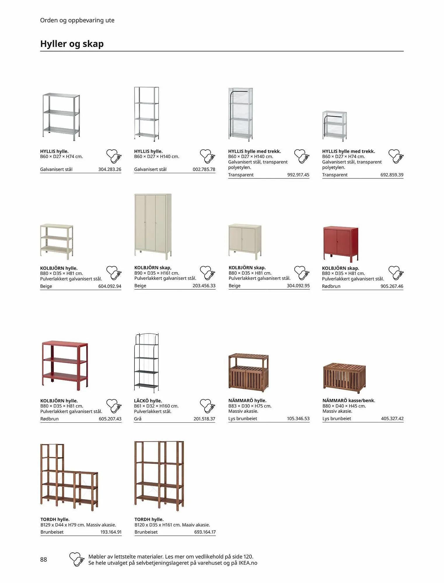 IKEA Kundeavis fra 5. mai til 31. august 2023 - kundeavisside 88