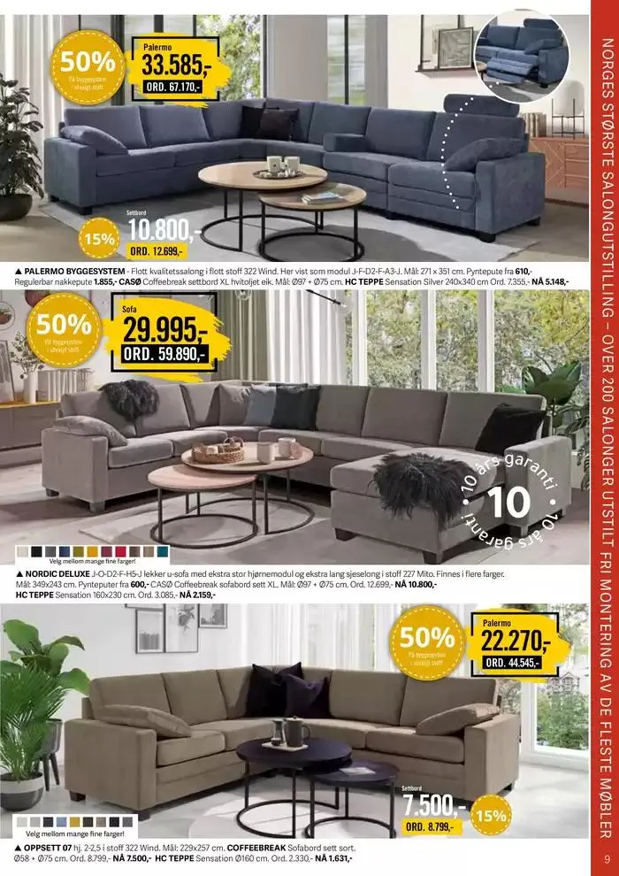 Gratis frakt og montering fra 28. februar til 14. mars 2025 - kundeavisside 9