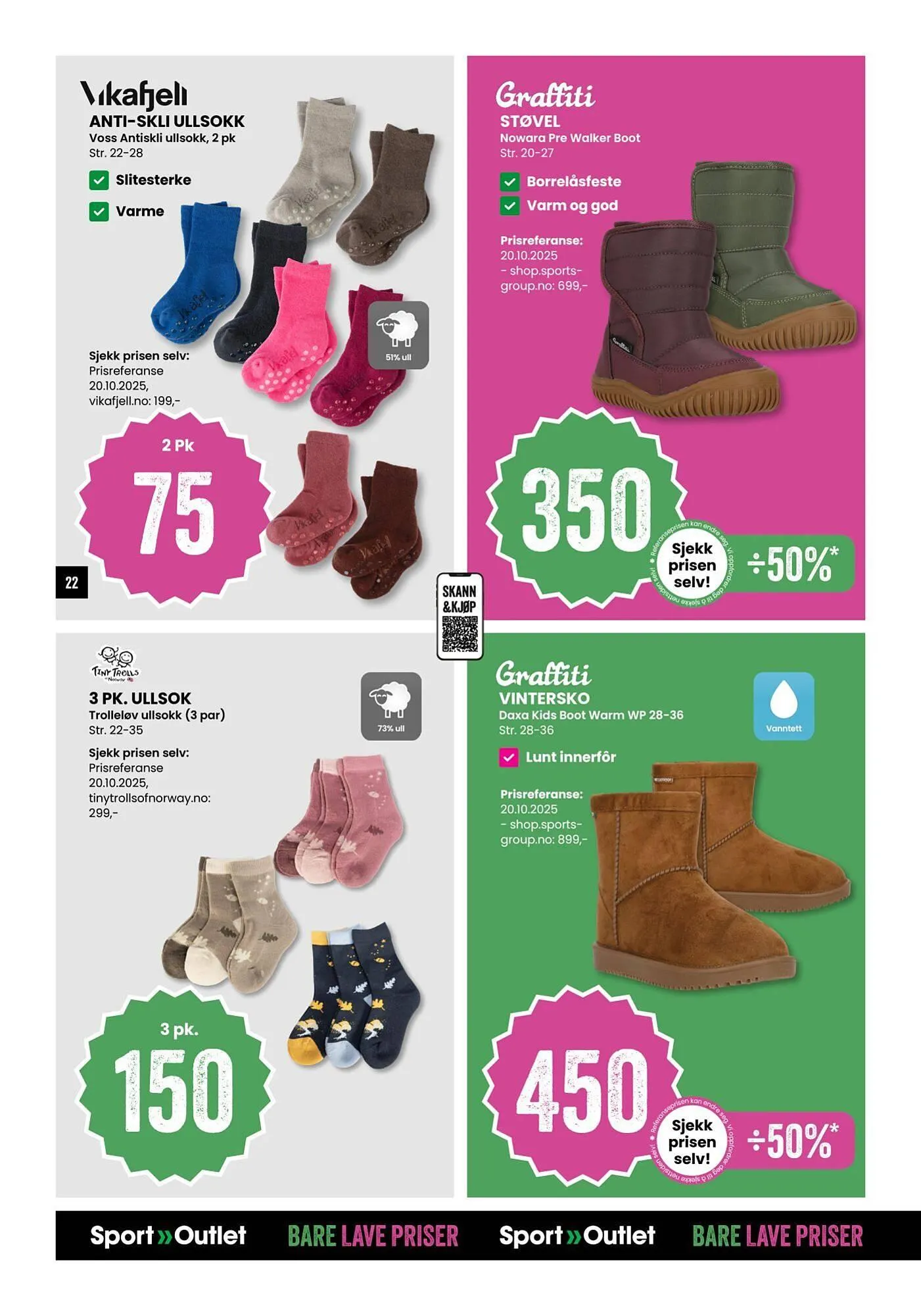 Sport Outlet kundeavis fra 4. november til 16. november 2025 - kundeavisside 22