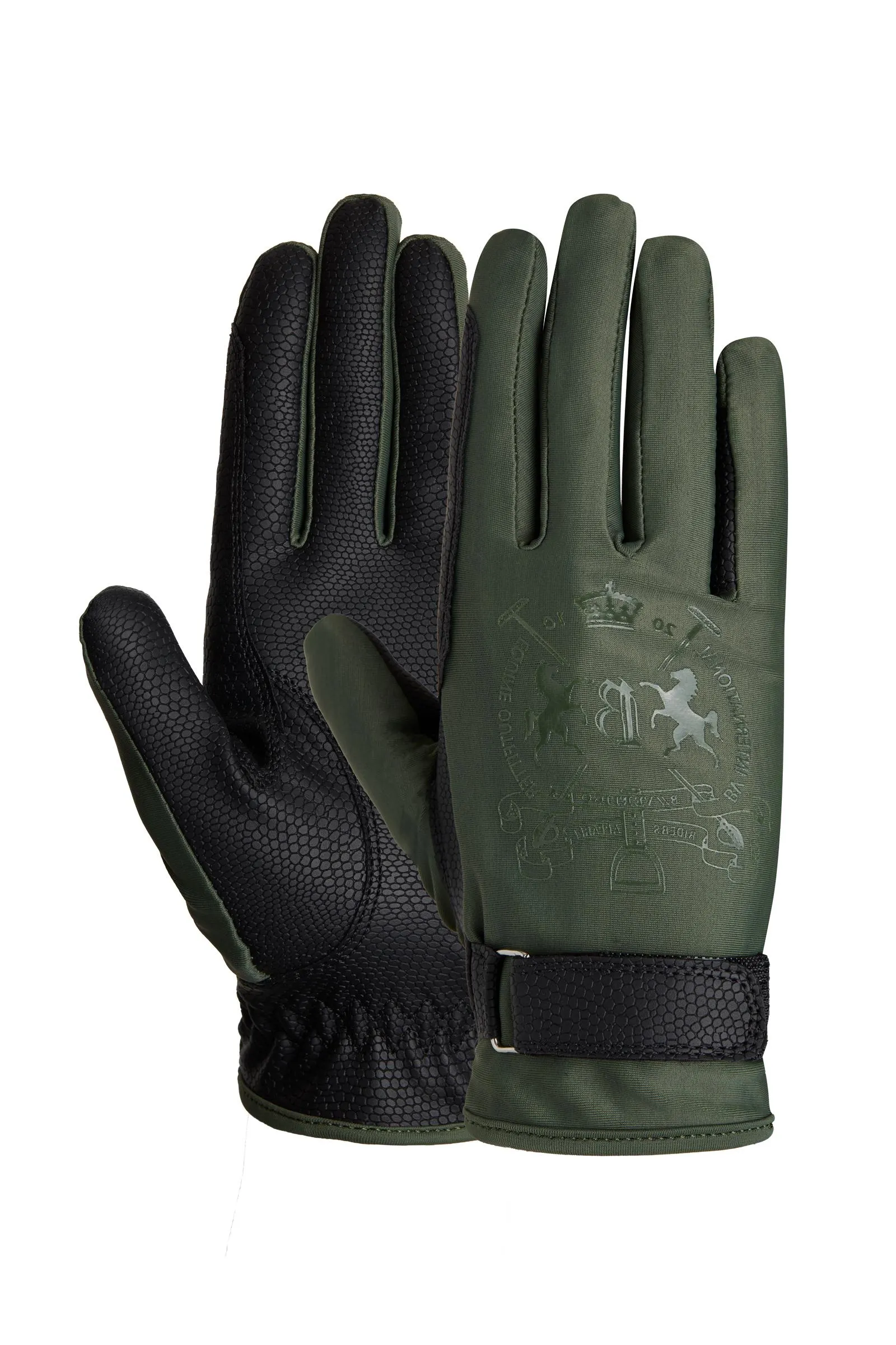 B Vertigo Laia ridehansker med logotrykk til dame