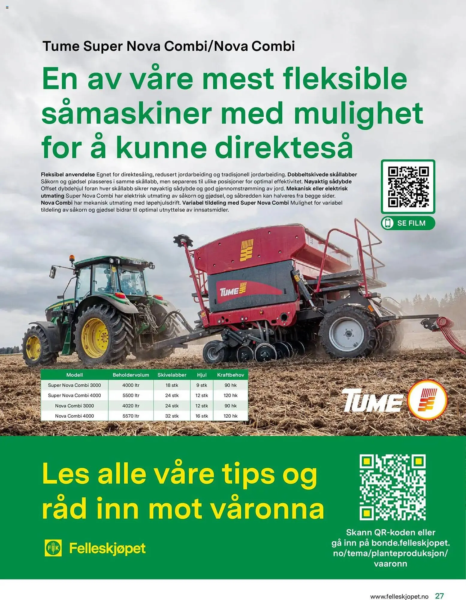 Felleskjøpet kundeavis fra 18. mars til 31. desember 2026 - kundeavisside 27