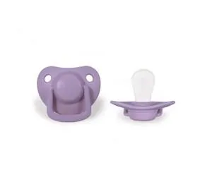 Filibabba Pacifiers 2-pack - Fresh violet 0-6 months