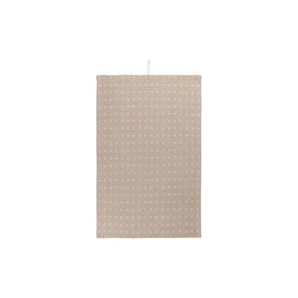 Cross Tea Towel, sand