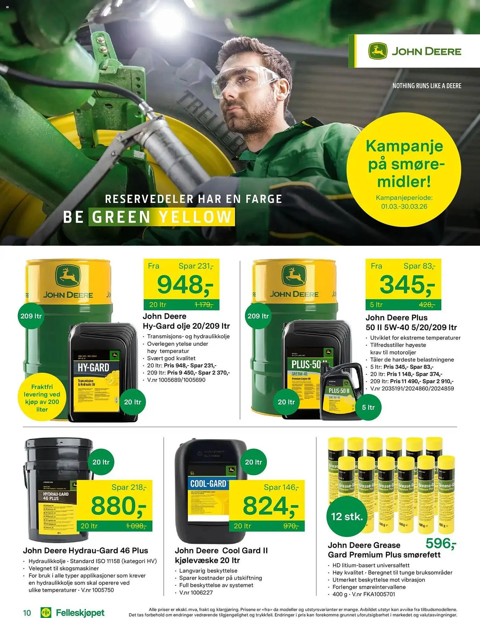 Felleskjøpet kundeavis fra 18. mars til 31. desember 2026 - kundeavisside 10