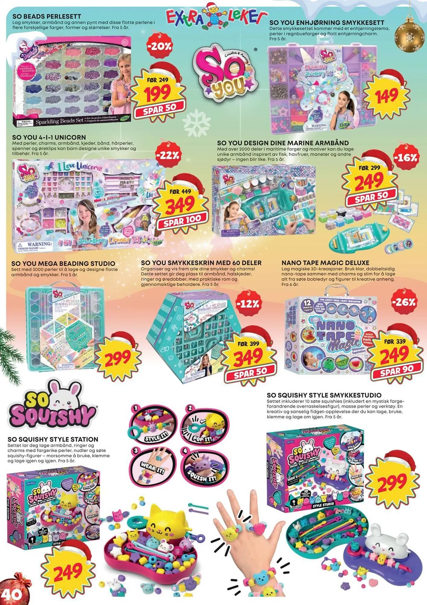 Extra Leker kundeavis fra 12. november til 24. desember 2025 - kundeavisside 40