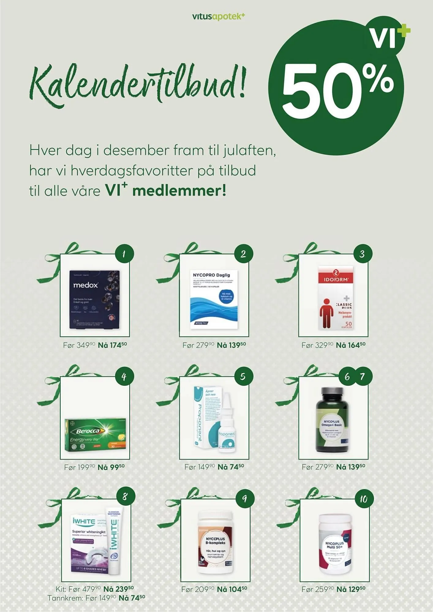 Vitusapotek kundeavis fra 19. november til 4. januar 2026 - kundeavisside 22