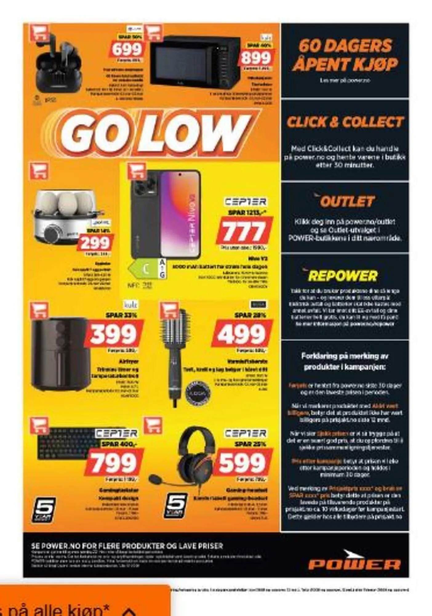 POWER kundeavis fra 16. mars til 22. mars 2026 - kundeavisside 25