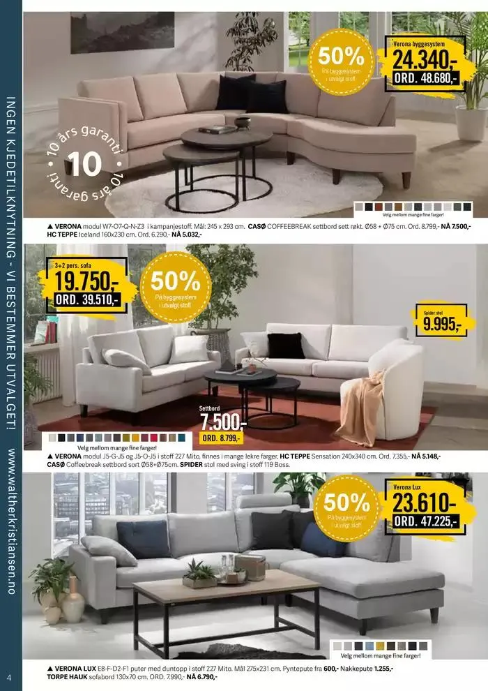 Gratis frakt og montering fra 8. januar til 28. februar 2025 - kundeavisside 4