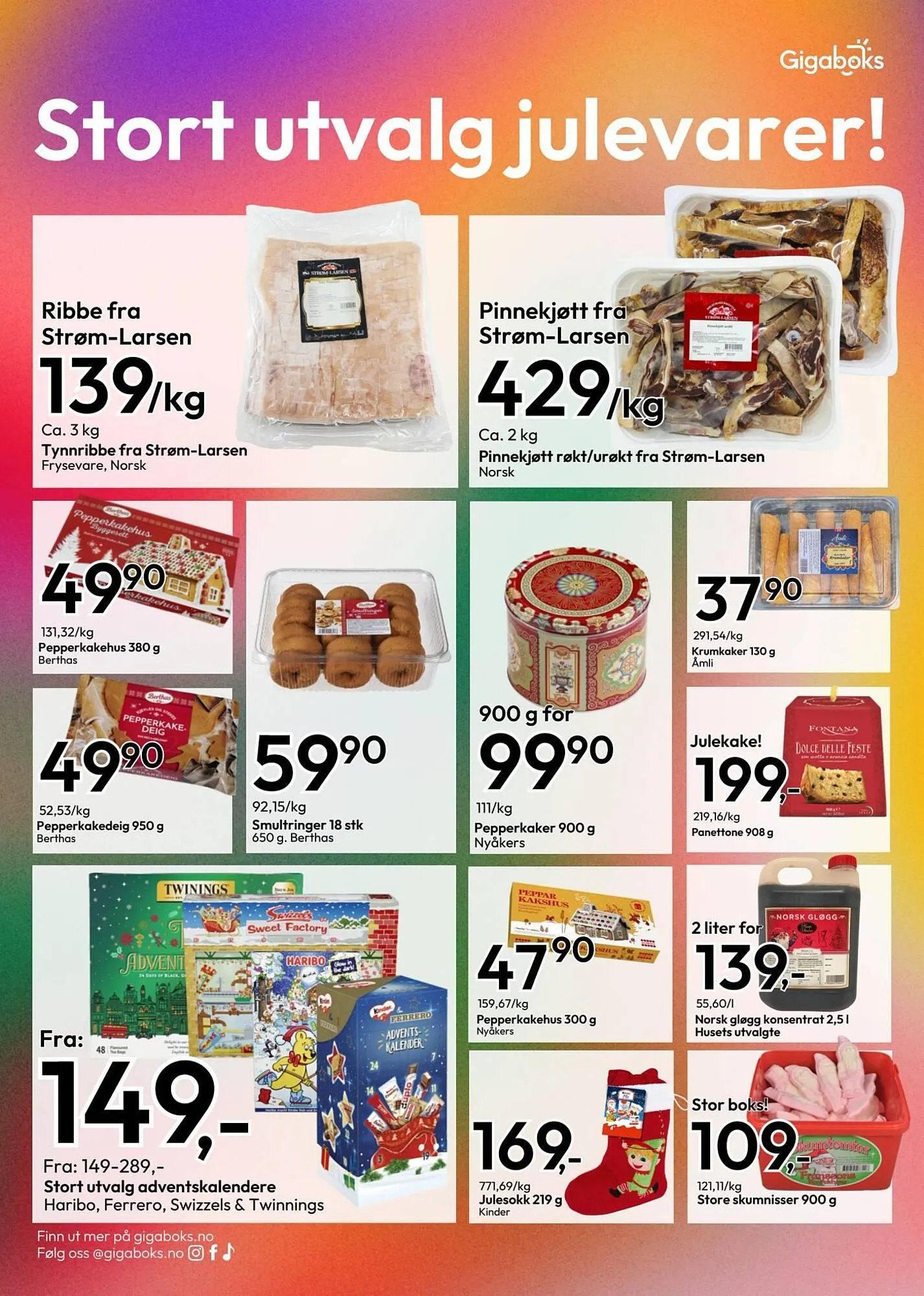 Gigaboks kundeavis fra 3. november til 8. november 2025 - kundeavisside 3