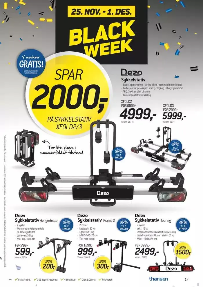 Aktuelle tilbud og kampanjer fra 25. november til 1. desember 2024 - kundeavisside 17