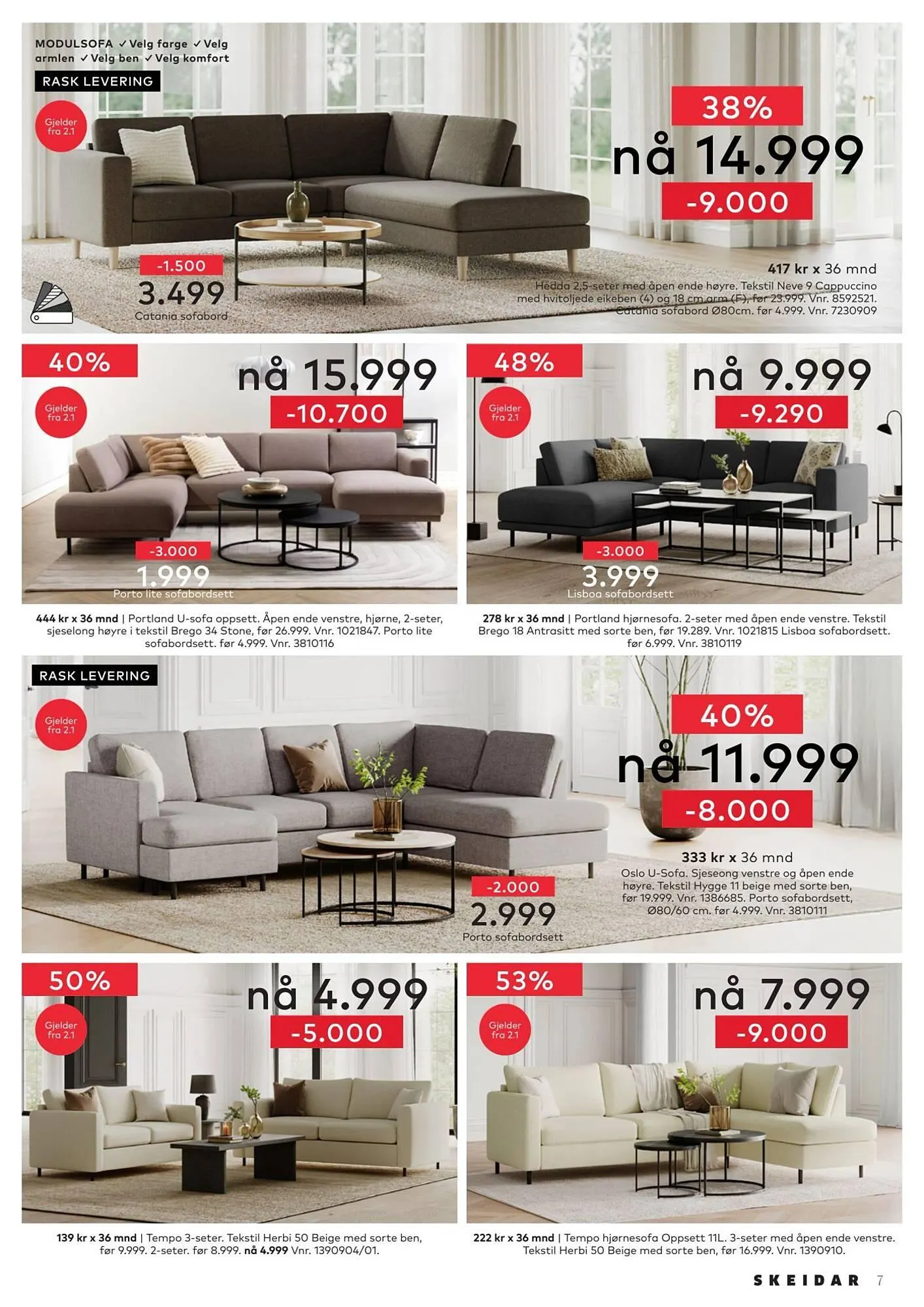 Skeidar kundeavis fra 30. desember til 2. januar 2026 - kundeavisside 7