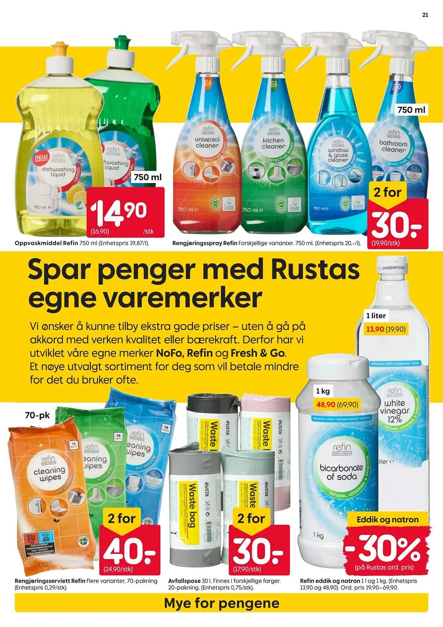 Rusta kundeavis fra 11. mai til 18. mai 2026 - kundeavisside 21
