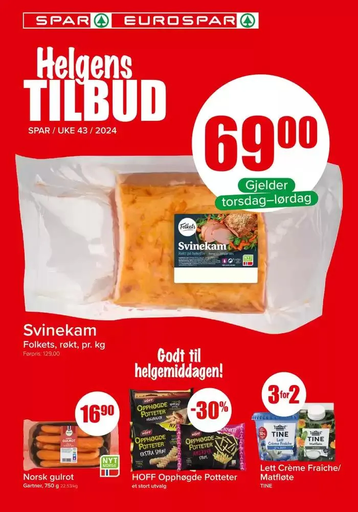 Spar Kundeavis fra 24. oktober til 7. november 2024 - kundeavisside 1