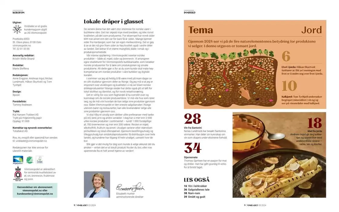 Vinbladet fra 18. november til 2. desember 2024 - kundeavisside 2