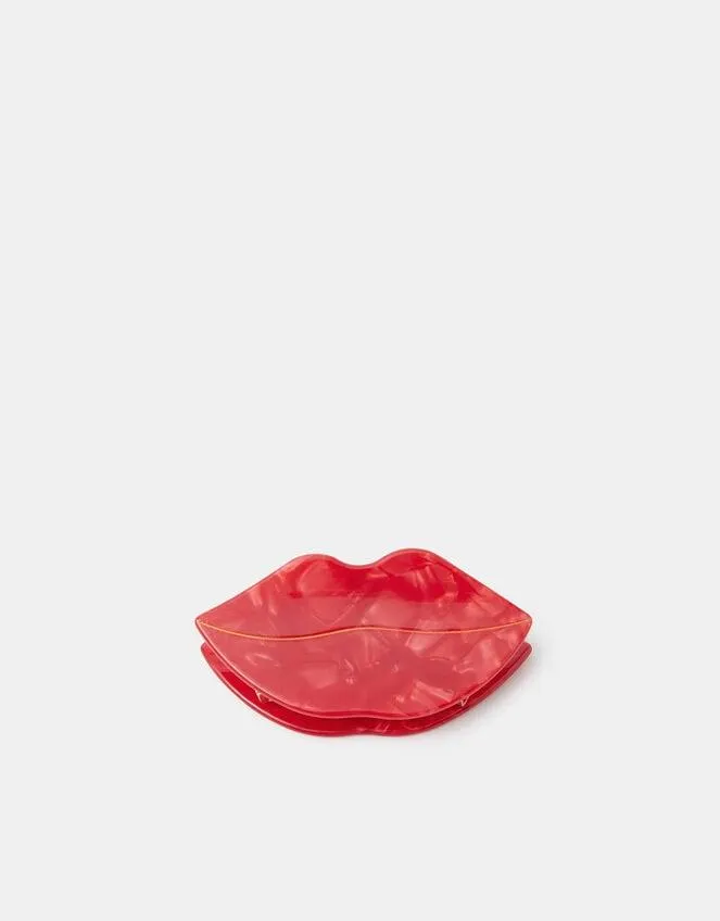 Kissing Lips Claw Clip