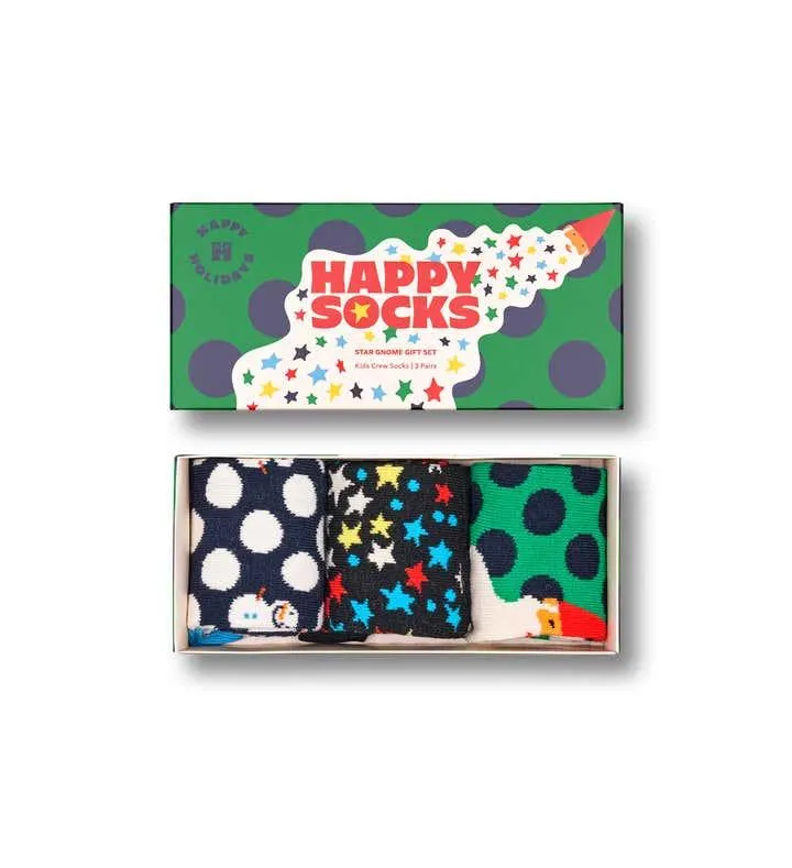 Kids 3-Pack Holiday Fun Socks Gift Set
