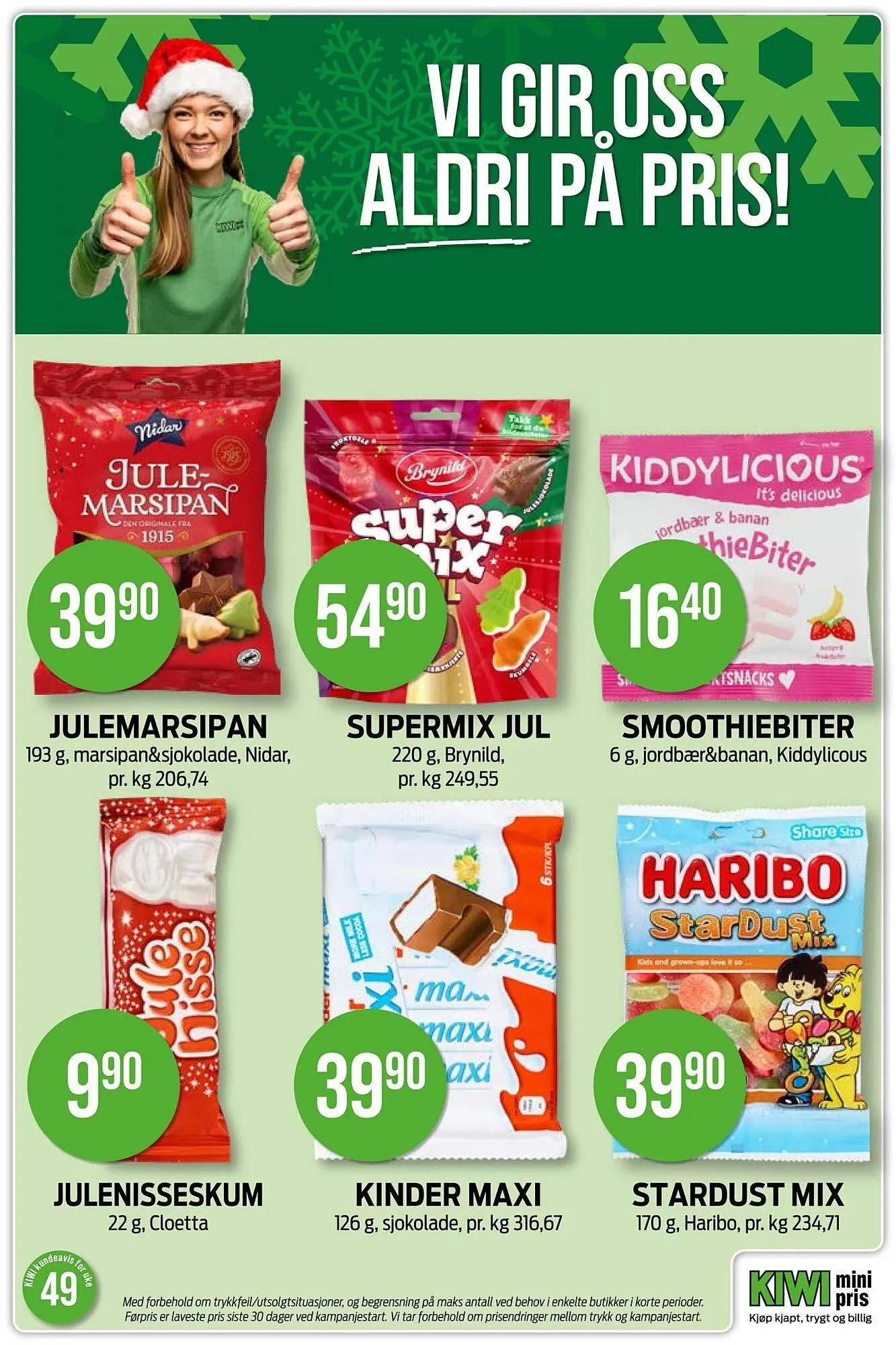 Kiwi kundeavis fra 1. desember til 8. desember 2025 - kundeavisside 28