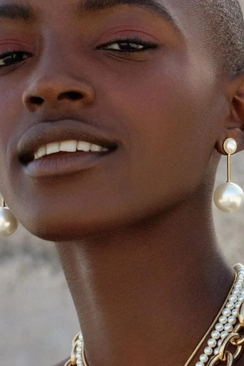 Globe Earrings Maxi Gold