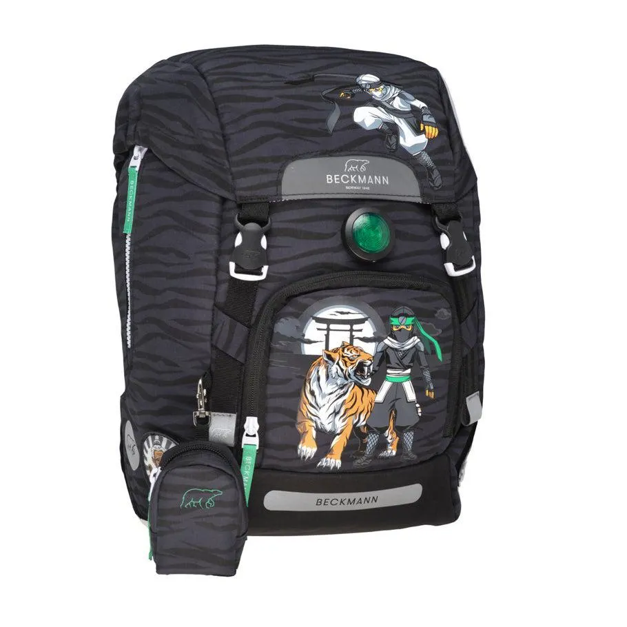 Skolesekk 1.kl Ninja Tiger 22L Beckmann
