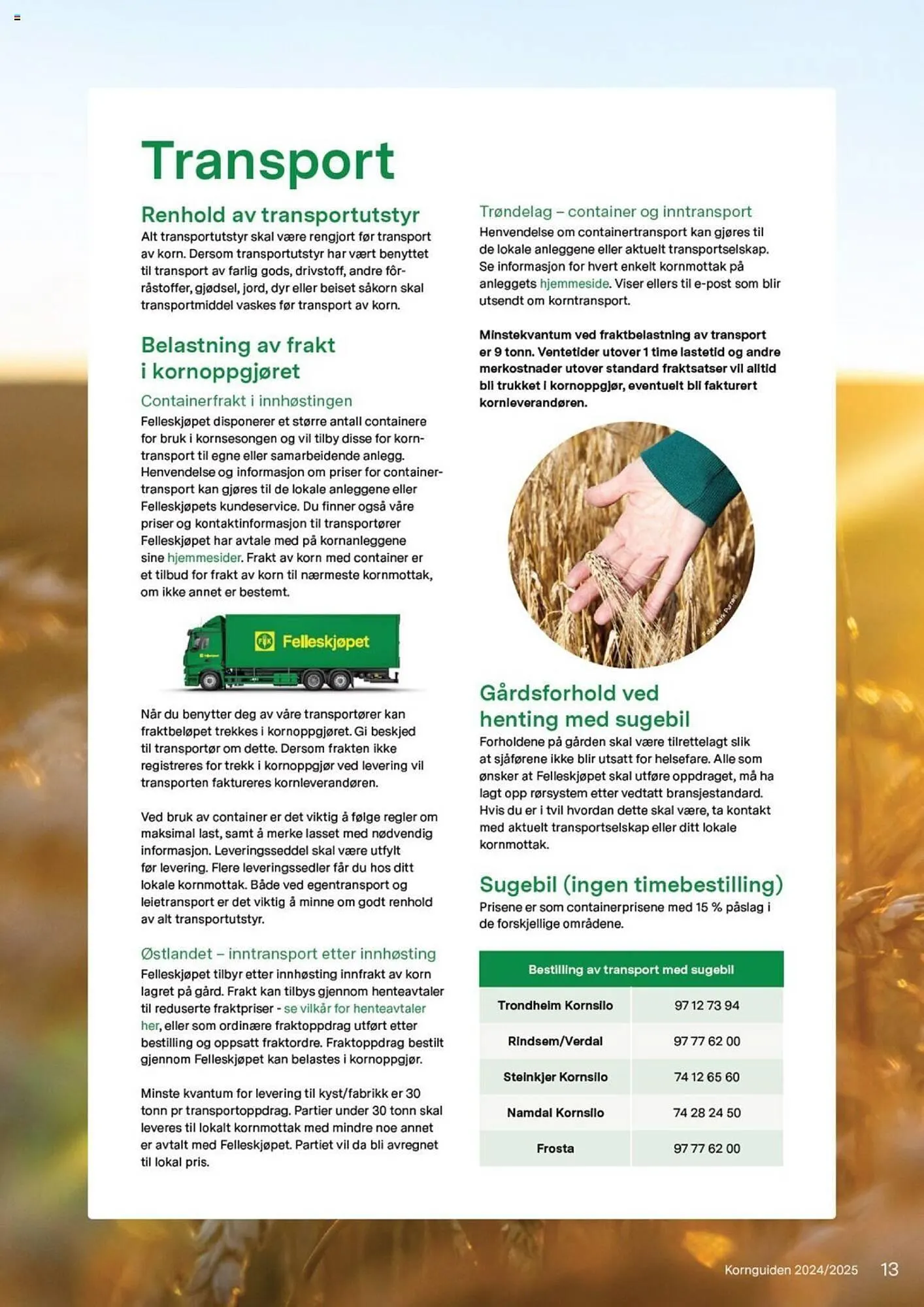 Felleskjøpet Kundeavis fra 20. juni til 31. desember 2025 - kundeavisside 13