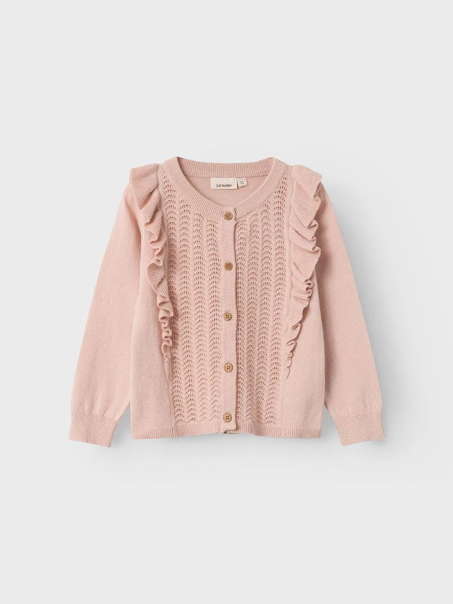 LANGERMET STRIKKET CARDIGAN