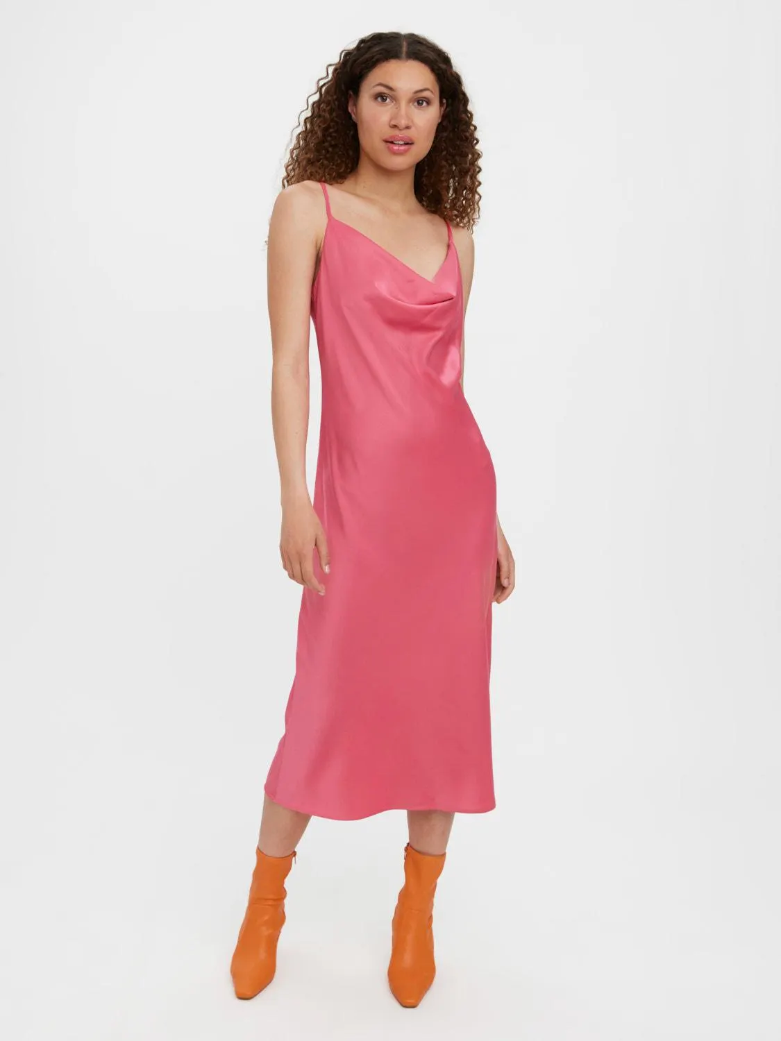 Regular fit Strapless Lange jurk