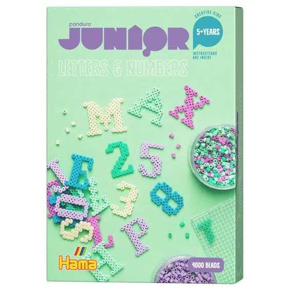 Perlesett Letters & Numbers – 4000 Hama Midi-perler, perle bokstaver og tall