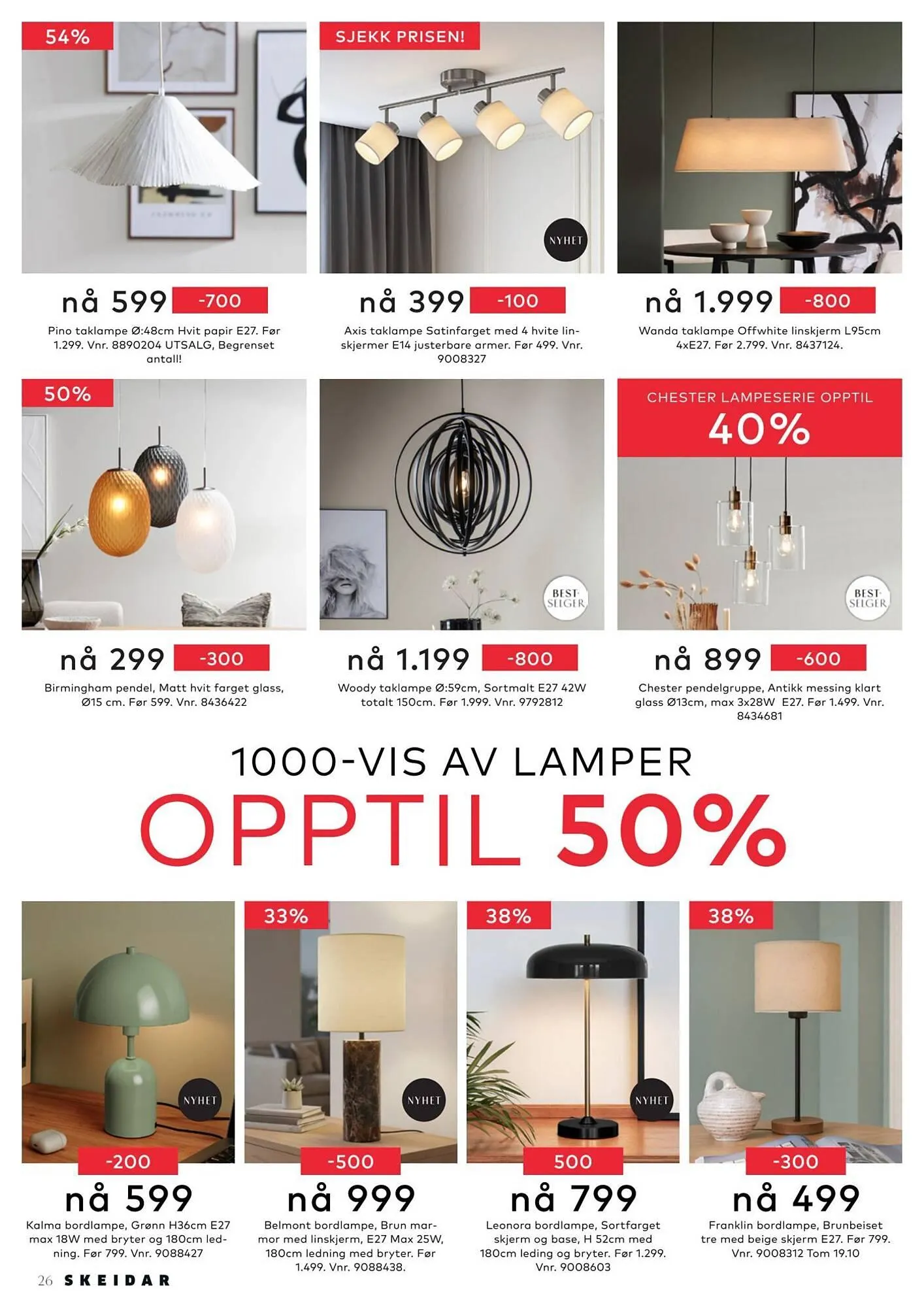 Skeidar kundeavis fra 3. november til 9. november 2025 - kundeavisside 26