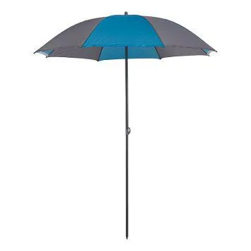 PARASOLL OUTFIT STRAND 2I1 180X115CM BLÅ/GRÅ