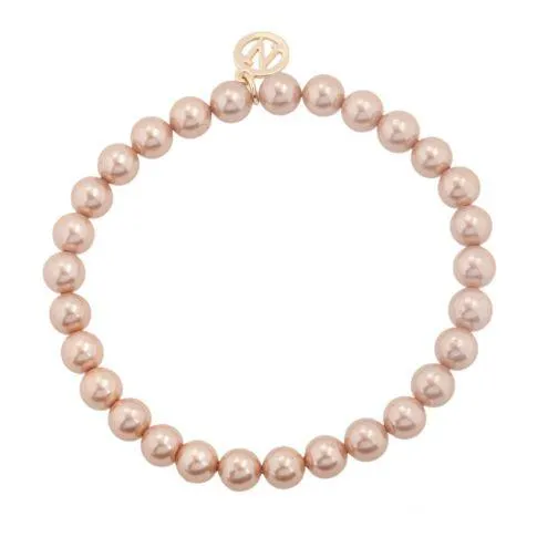 Pearl plain big brace Golden