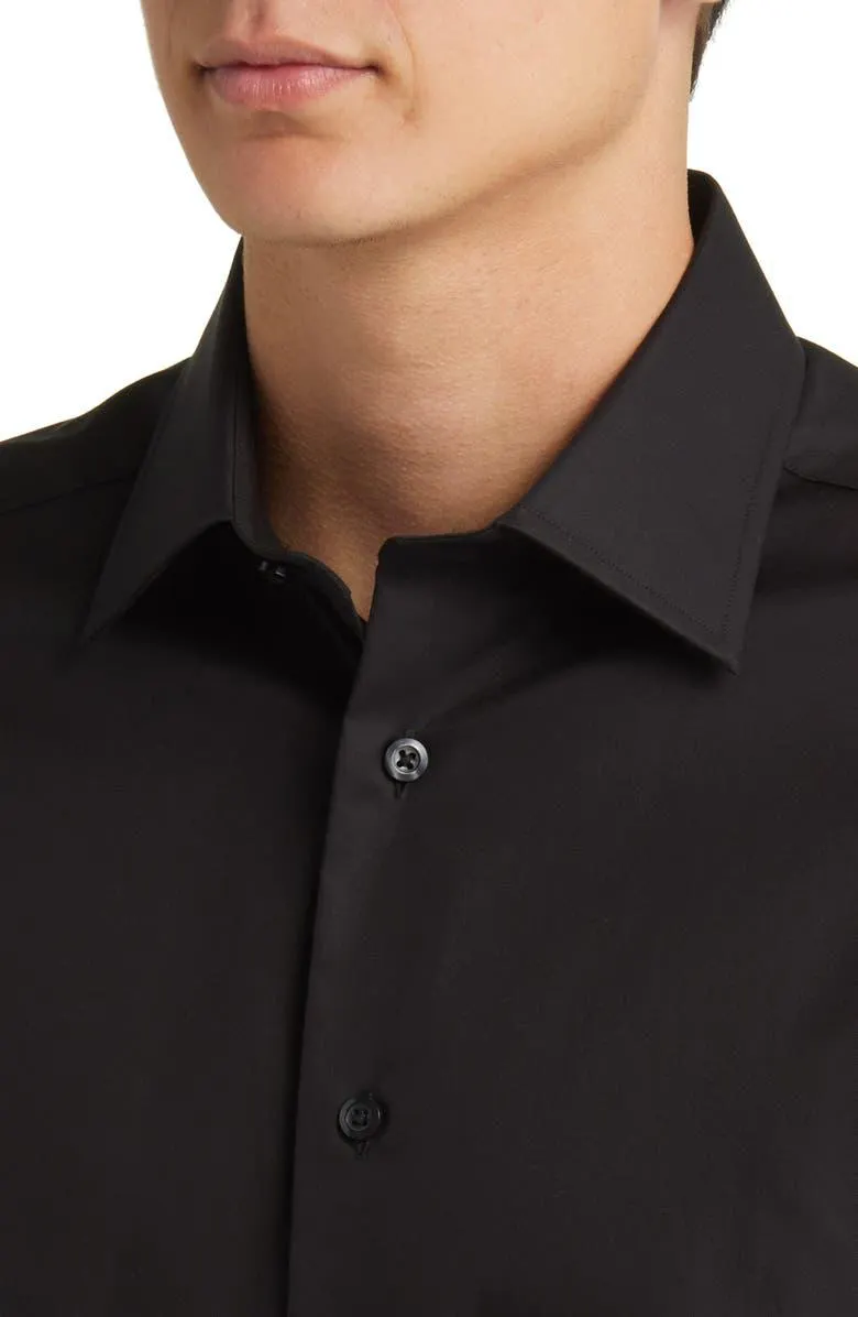 Trim Fit Cotton Dress Shirt