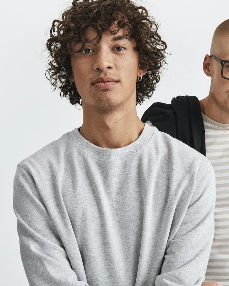 Crewneck i sweatkvalitet