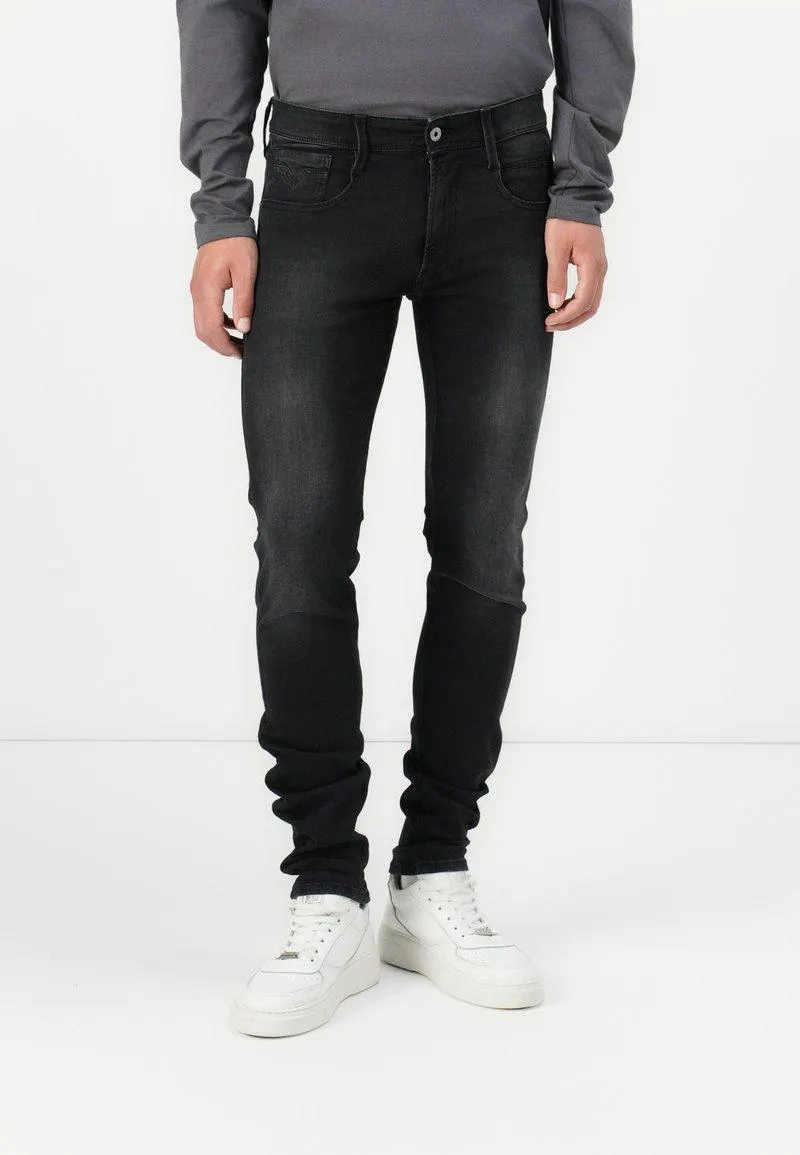ANBASS - Jeans slim fit - schwarz