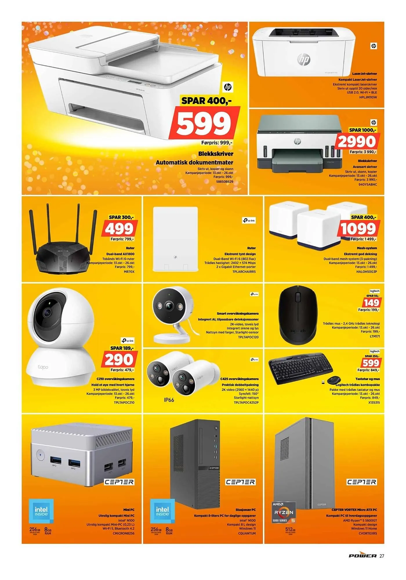 POWER kundeavis fra 20. oktober til 26. oktober 2025 - kundeavisside 27