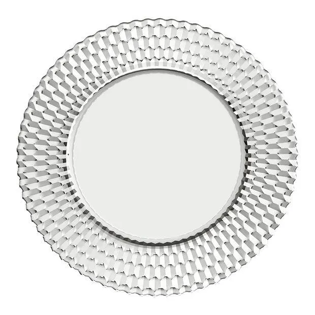 Boston charger plate, clear
