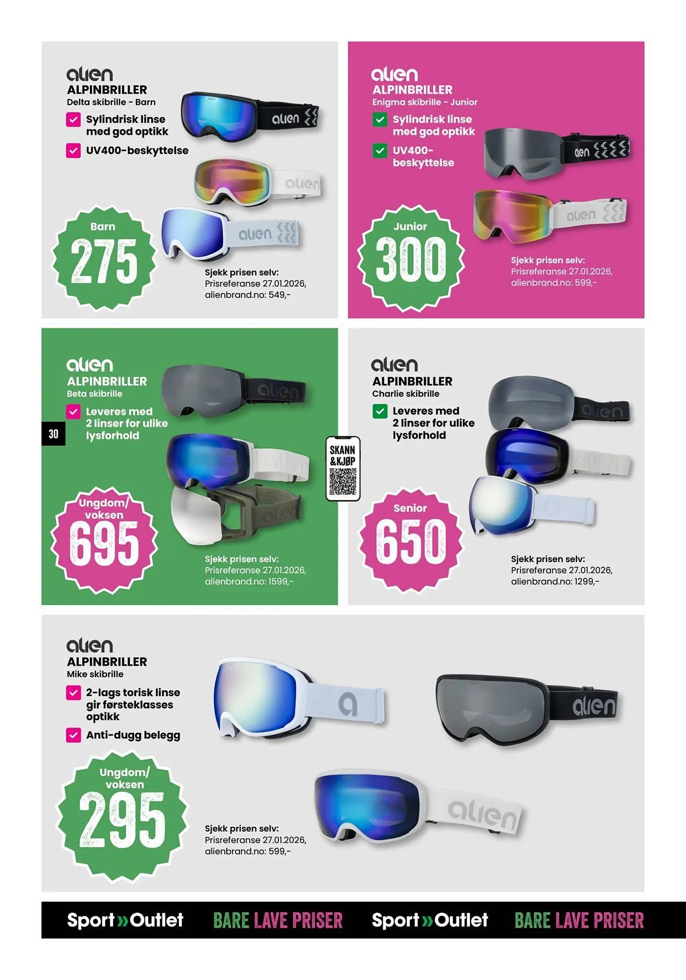 Sport Outlet kundeavis fra 10. februar til 23. februar 2026 - kundeavisside 30