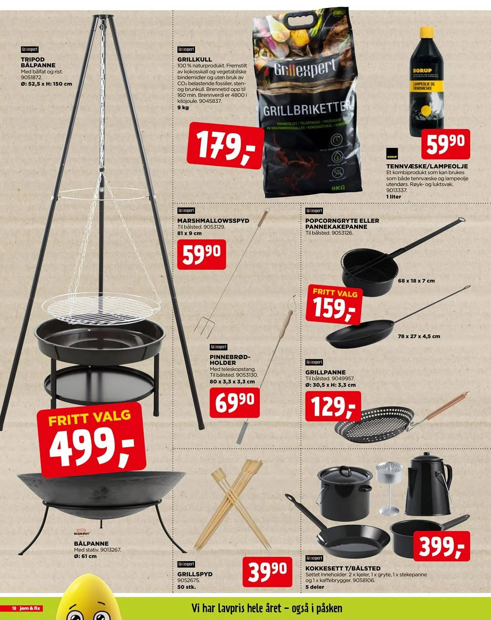 Jem & fix kundeavis fra 22. mars til 5. april 2026 - kundeavisside 18