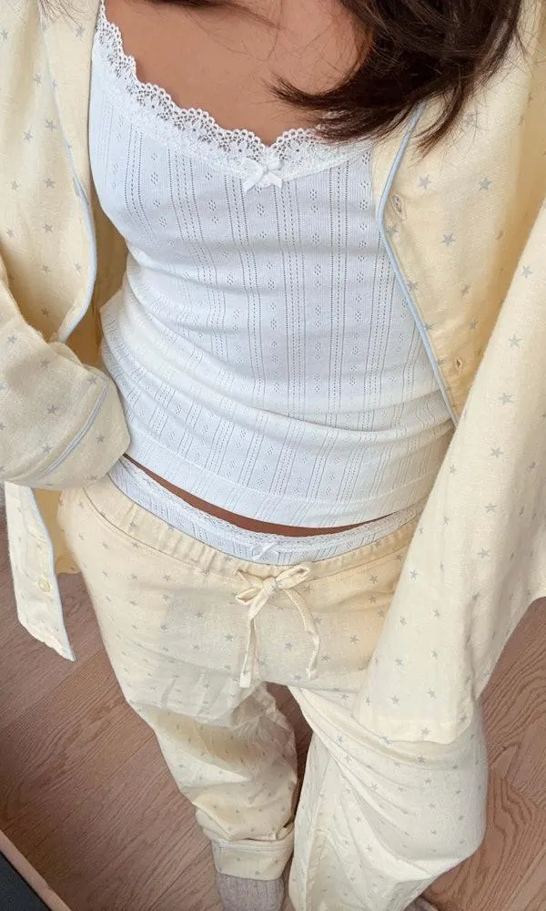 Pointelle pysj-singlet