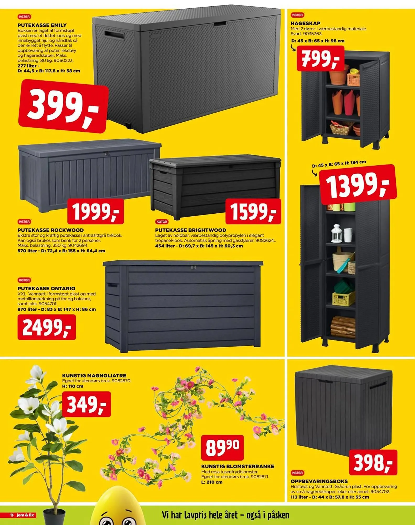 Jem & fix kundeavis fra 22. mars til 5. april 2026 - kundeavisside 16