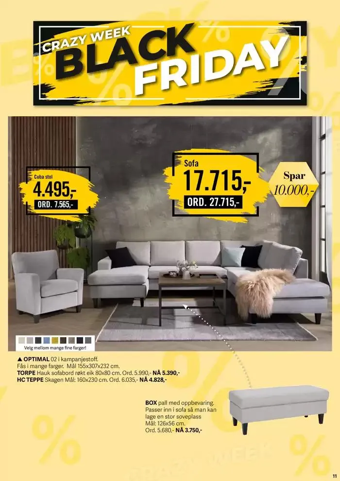 Black Friday fra 21. november til 3. desember 2024 - kundeavisside 11