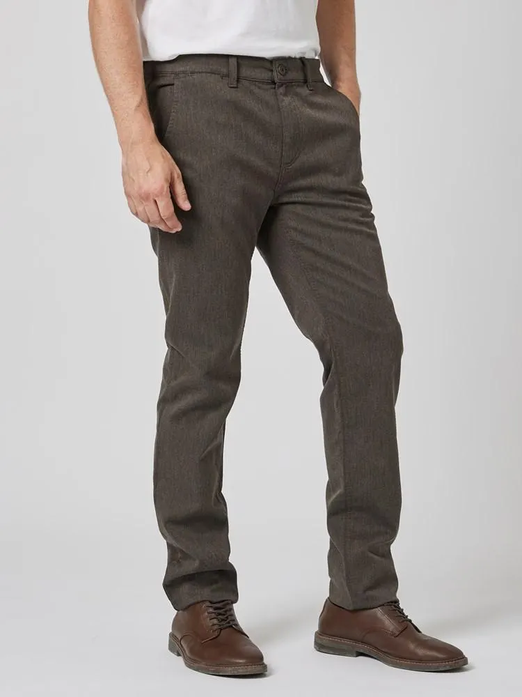 Slim melange chino