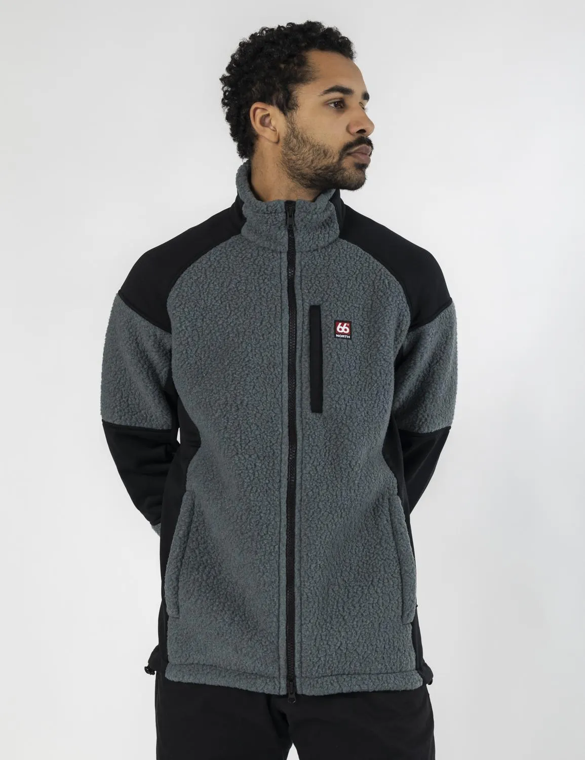 Tindur Technical Shearling Jacket Stormy Weather