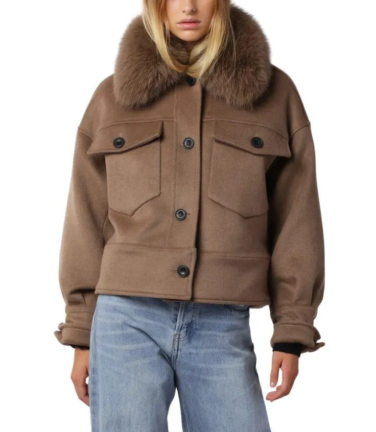 Charlie Jacket Wool – Brun