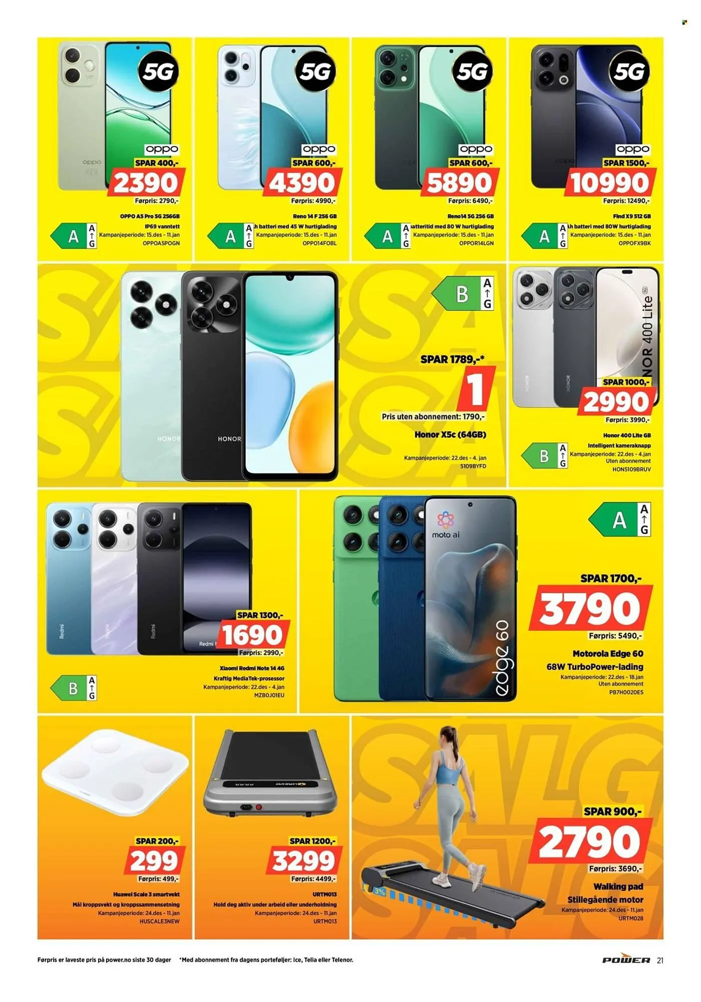 POWER kundeavis fra 1. januar til 4. januar 2026 - kundeavisside 21