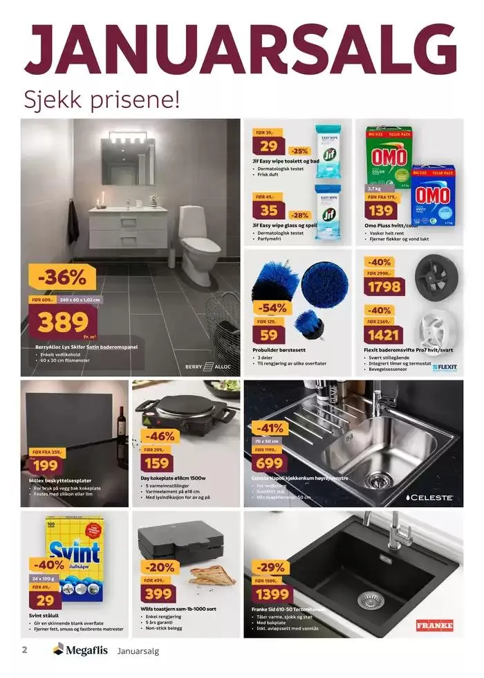 Megaflis Kundeavis fra 30. desember til 13. januar 2025 - kundeavisside 2