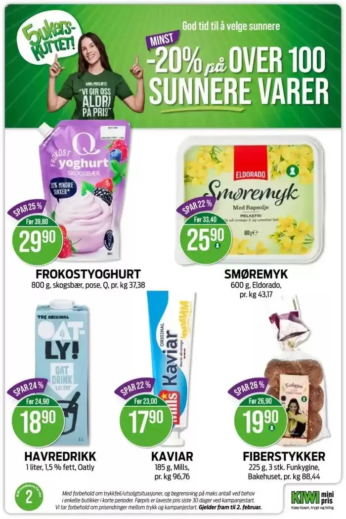 Kiwi Kundeavis fra 1. januar til 12. januar 2025 - kundeavisside 23