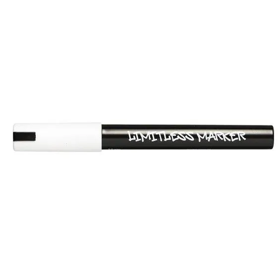 Limitless Marker M White W01 – medium spiss Ø2,5 mm