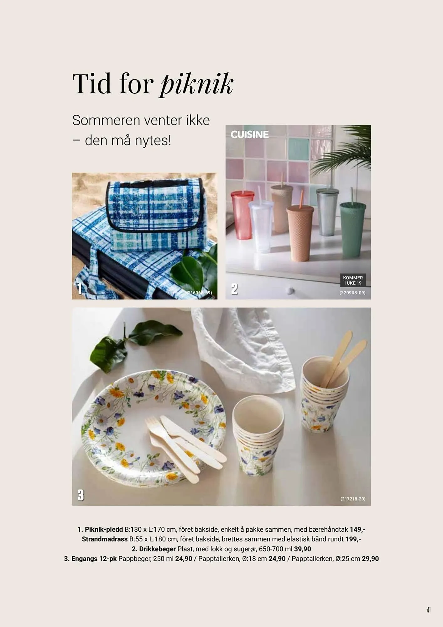 Europris kundeavis fra 10. april til 1. juli 2026 - kundeavisside 41